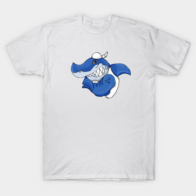 Blueffy Shark T-Shirt by fixedthor